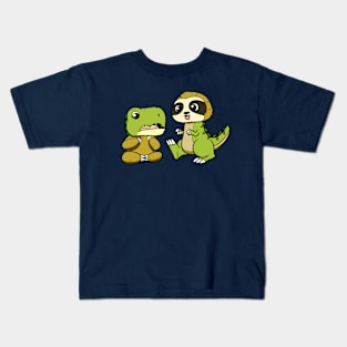 Dinosaur Sloth Kids T-Shirt